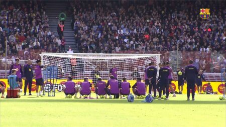 فيديو | أخبار سارة في تدريبات برشلونة بعد عودته لملعب كامب نو فيديو | أخبار سارة في تدريبات برشلونة بعد عودته لملعب كامب نو