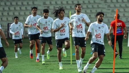 منتخب مصر يواصل تدريباته استعدادا لمواجهة أوزبكستان وديا