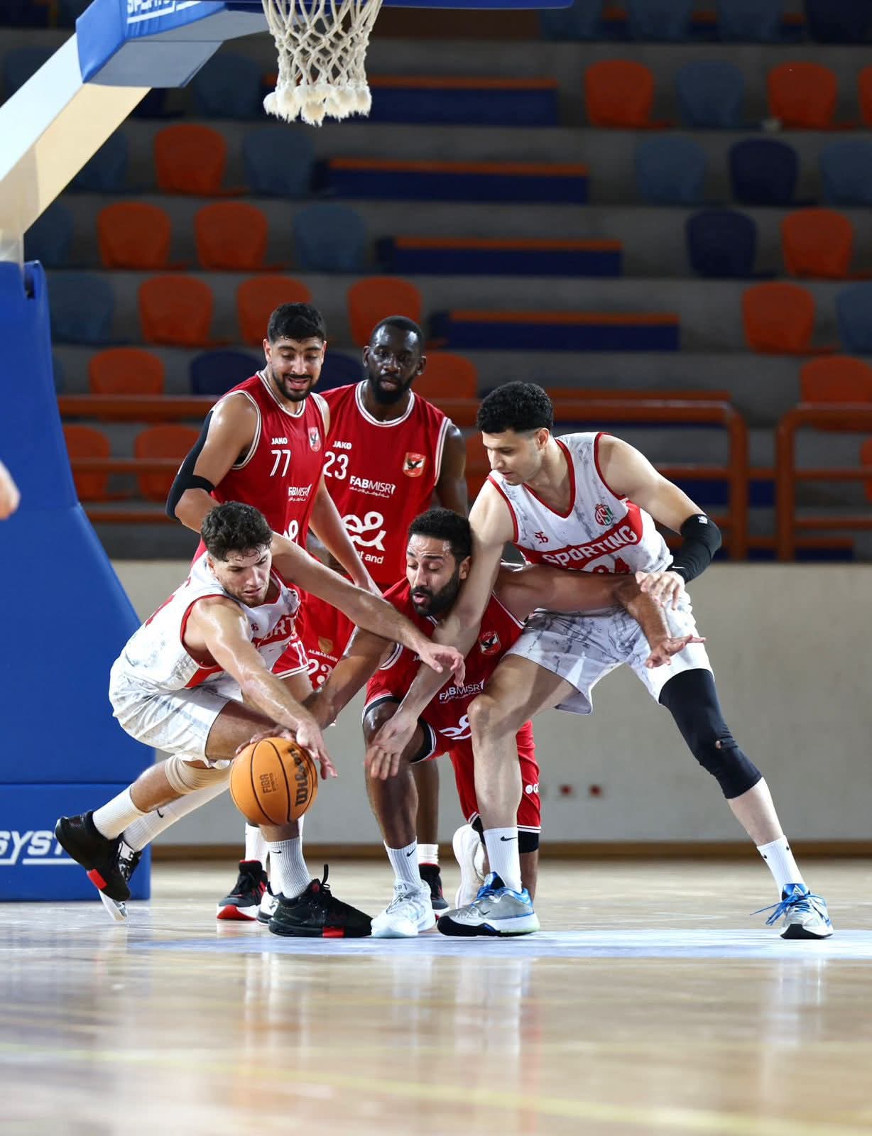 الأهلي يهزم سبورتنج في ذهاب نصف نهائي دوري مرتبط السلة