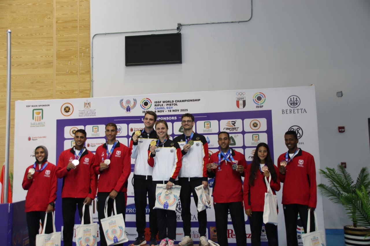 إنجاز تاريخي جديد.. الرماية المصرية تحقق 8 ميداليات في بطولة العالم لمسدس وبندقية القاهرة