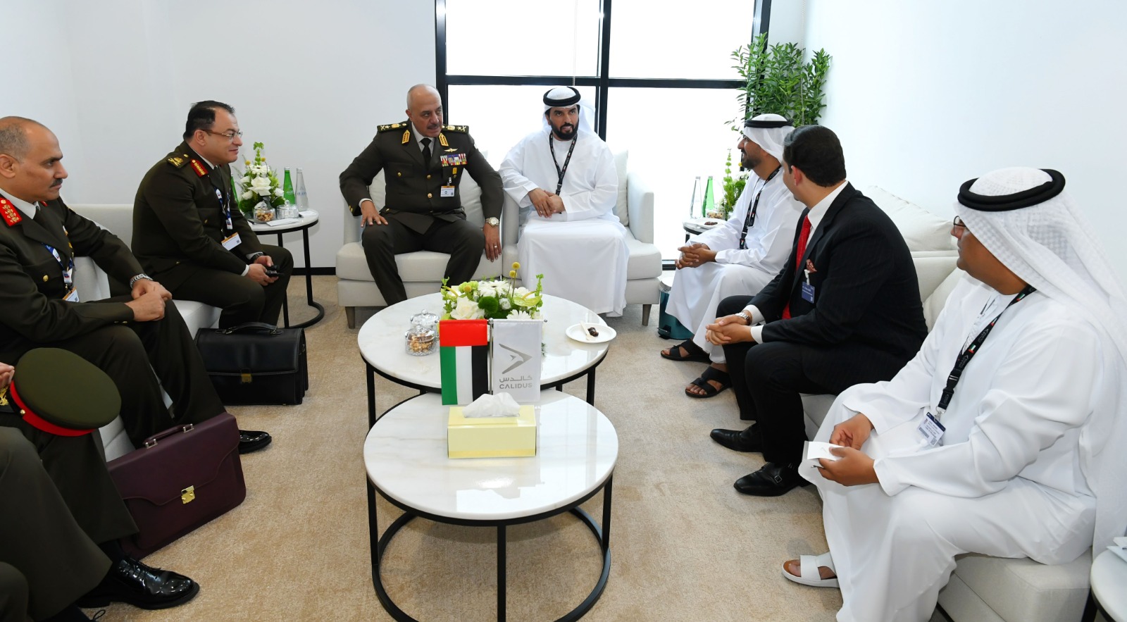 رئيس الأركان يعود إلى أرض الوطن عقب مشاركته فى فعاليات معرض "دبى الدولى للطيران 2025"