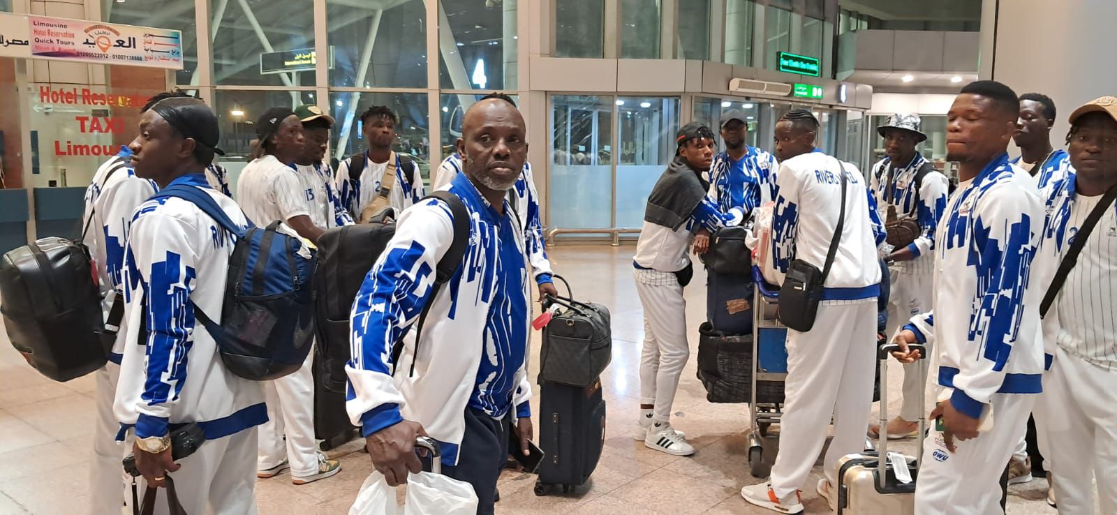 دوري أبطال أفريقيا.. بعثة ريفرز النيجيري تصل القاهرة لمواجهة بيراميدز| صور