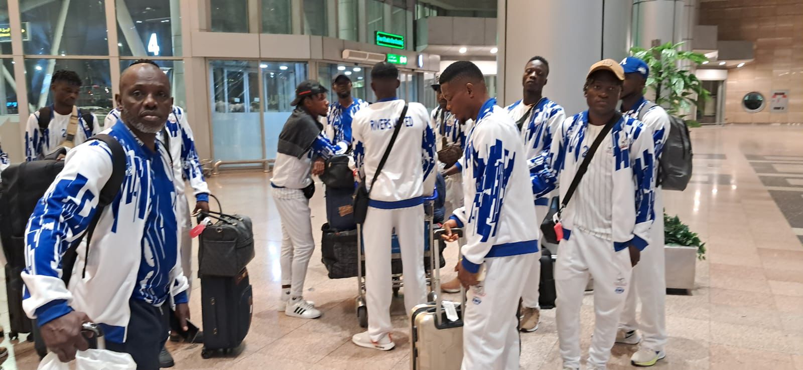 دوري أبطال أفريقيا.. بعثة ريفرز النيجيري تصل القاهرة لمواجهة بيراميدز| صور