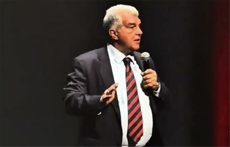 لابورتا يحسم موقف برشلونة من استعادة ليونيل ميسي لابورتا يحسم موقف برشلونة من استعادة ليونيل ميسي