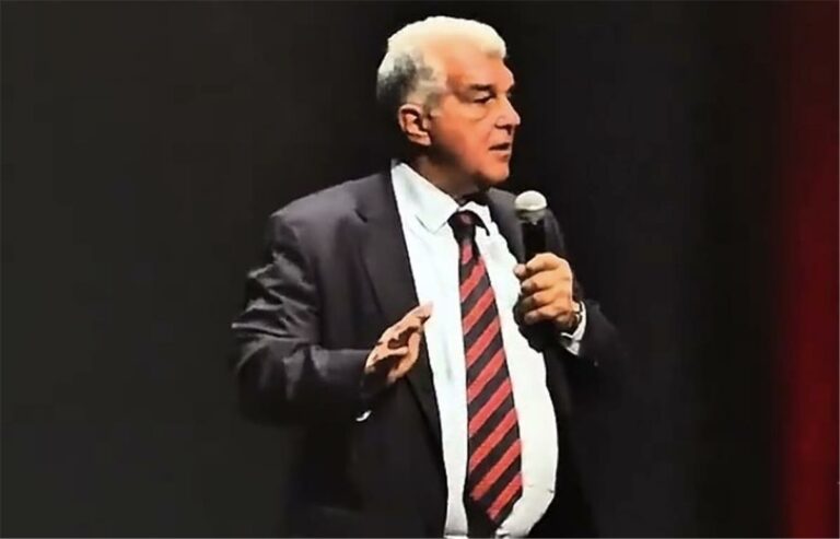 لابورتا يحسم موقف برشلونة من استعادة ليونيل ميسي