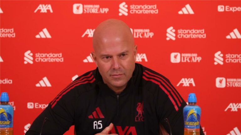 سلوت يحسم موقف ليفربول من التعاقد مع قلب دفاع في يناير.. ويعلن غياب لاعبين عن مباراة نوتينجهام فورست سلوت يحسم موقف ليفربول من التعاقد مع قلب دفاع في يناير.. ويعلن غياب لاعبين عن مباراة نوتينجهام فورست