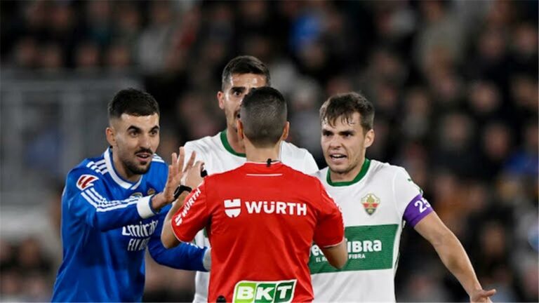 رجل مباراة ريال مدريد وإلتشي في الدوري الإسباني