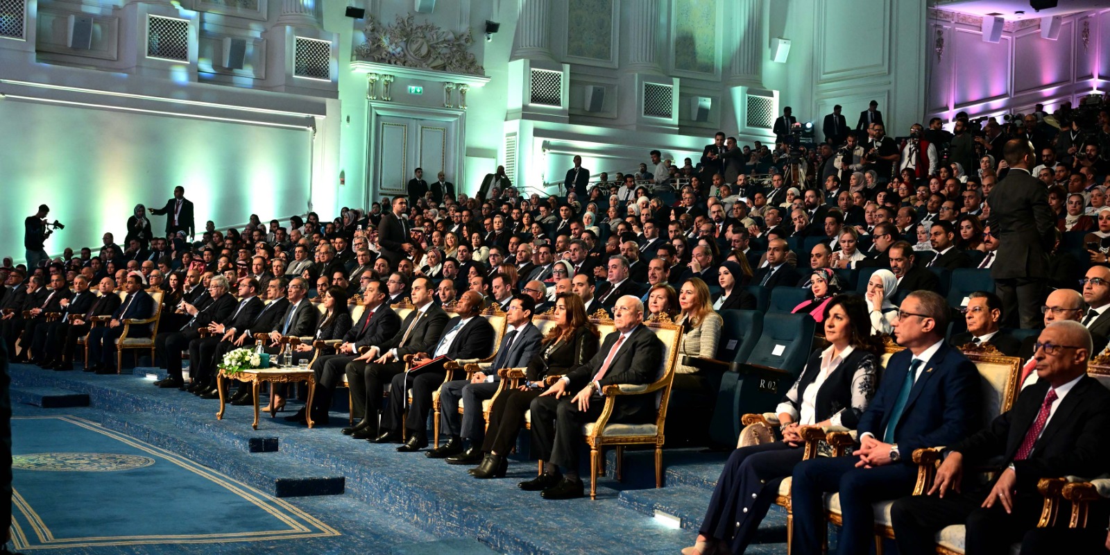 رئيس الوزراء يشارك في فعاليات الملتقى السنوي السادس للهيئة العامة للرعاية الصحية.. صور