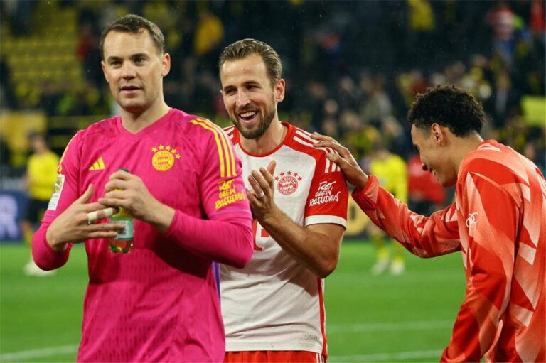 بايرن ميونخ يوضح موقفه بشأن هاري كين بعد اهتمام برشلونة.. ويحسم مستقبل نوير