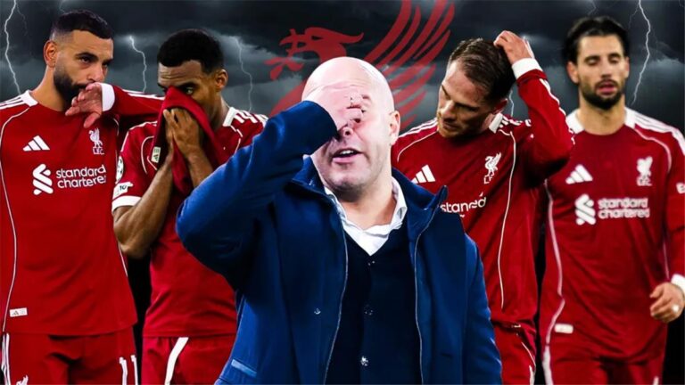 كواليس غرفة ملابس ليفربول بعد النتائج الكارثية وموقف اللاعبين من آرني سلوت كواليس غرفة ملابس ليفربول بعد النتائج الكارثية وموقف اللاعبين من آرني سلوت