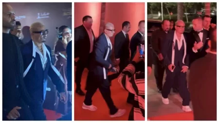 بحضور عمرو دياب.. 25 صورة من العرض الخاص لفيلم "السلم والثعبان 2"