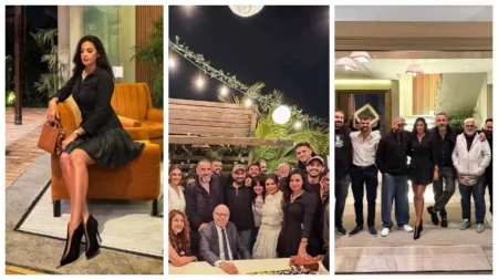 15 صورة.. إلهام وجدي تحتفل بانتهاء تصوير مسلسل "وتر حساس 2"