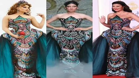 “اتلبس قبل كده”.. أروى جودة تتألق في افتتاح "القاهرة السينمائي" بفستان مُبهر