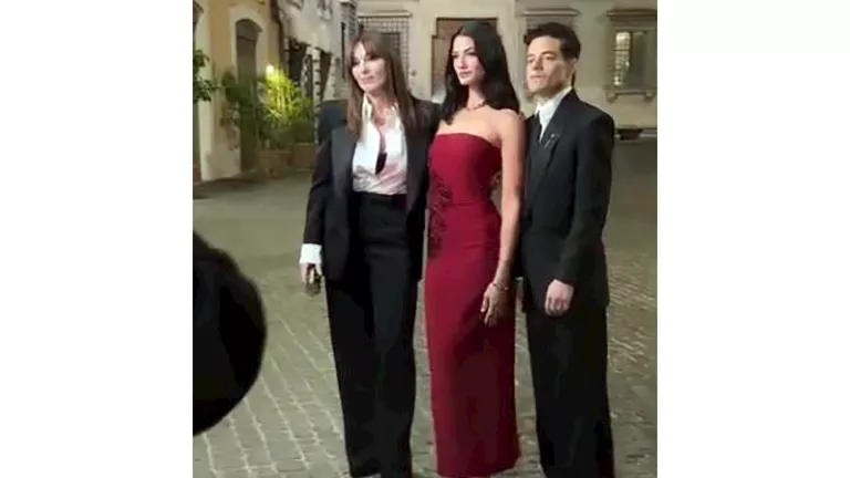 الجمال المصري.. تارا عماد تتوسط مونيكا بيلوتشي ورامي مالك في روما الجمال المصري.. تارا عماد تتوسط مونيكا بيلوتشي ورامي مالك في روما