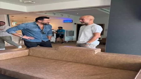 عمرو يوسف مع بيب جوارديولا من أحدث ظهور على السوشيال ميديا والجمهور يعلق عمرو يوسف مع بيب جوارديولا من أحدث ظهور على السوشيال ميديا والجمهور يعلق