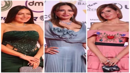 ليلى علوي متألقة وهنا جريئة.. أبرز إطلالات النجمات في رابع أيام مهرجان القاهرة