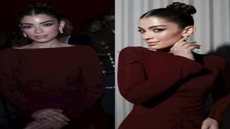 فستانها تخطى الـ 800 ألف جنيه.. ليلى أحمد زاهر تتألق بإطلالة راقية من رامي قاضي