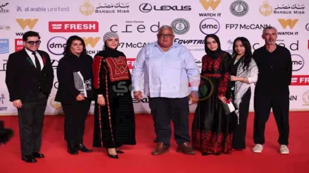 نجوم وأبطال فيلمي "اغتراب” و"كوندافا" على ريد كاربت مهرجان القاهرة السينمائي نجوم وأبطال فيلمي "اغتراب” و"كوندافا" على ريد كاربت مهرجان القاهرة السينمائي