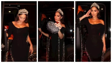 سعره تجاوز 200 ألف.. هكذا اختارت بسمة بوسيل إطلالتها خلال حفل "The Best"