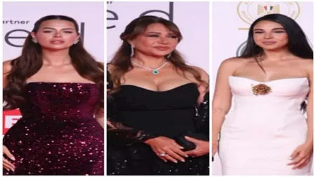 فساتين بصيحة الظهر المكشوف.. 20 صورة للنجمات في ختام مهرجان القاهرة