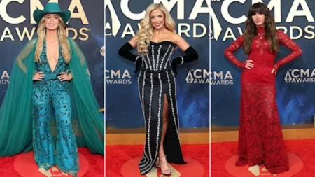 دون بطانة ومكشوفة.. أجرأ إطلالات النجمات في حفل جوائز CMA 2025