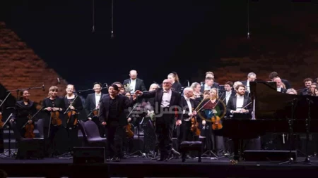 الصور الأولى من حفل افتتاح مهرجان صدى الأهرامات