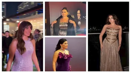 هنا الزاهد وغادة عبدالرازق.. 25 صورة للنجوم في ثاني أيام مهرجان ضيافة بدبي