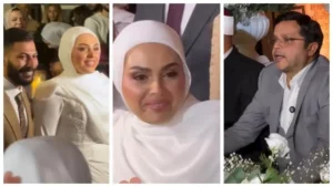 الصور الأولى.. محمد هنيدي يحتفل بعقد قران ابنته وسط أجواء عائلية