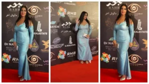 بفستان جريء.. سمية الخشاب تخطف الأنظار على ريد كاربت ملتقى التميز والإبداع