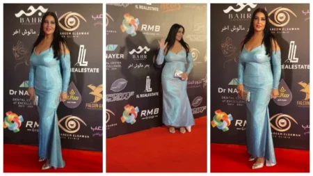 بفستان جريء.. سمية الخشاب تخطف الأنظار على ريد كاربت ملتقى التميز والإبداع