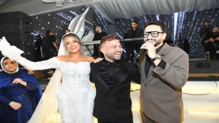 نجوم الفن في حفل زفاف ابنة المنتج محمد الشريف (صور)