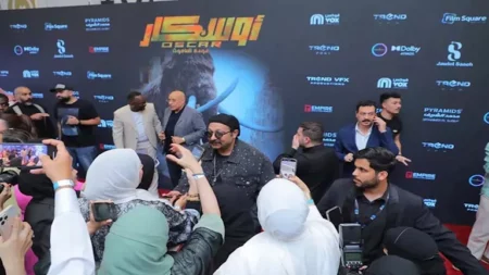 هنادي مهنا ومحمد ثروت.. نجوم أوسكار: عودة الماموث" يحتفلون بعرض الفيلم في جدة