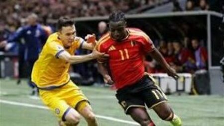كازاخستان توقف قطار بلجيكا وتؤجل تأهلها لكأس العالم 2026