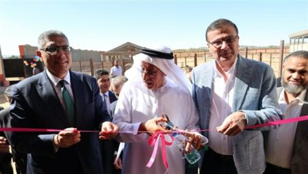 وزير الزراعة ومحافظ الجيزة يفتتحان مشروعات تنموية بالواحات البحرية وزير الزراعة ومحافظ الجيزة يفتتحان مشروعات تنموية بالواحات البحرية