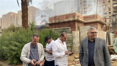 رئيس مدينة الجيزة: الدفع ب 16 سيارة إطفاء للسيطرة على حريق استديو مصر