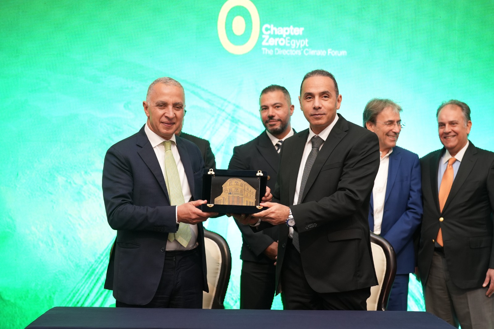 رئيس البورصة يفتتح فعالية قرع الجرس من أجل المناخ