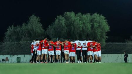 بالصور عمليات إحماء الفراعنة استعداداً لأوزبكستان