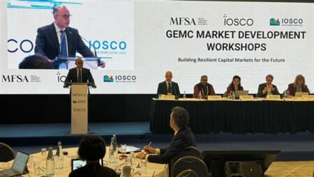 رئيس الرقابة المالية يشارك في ورش عمل تطوير الأسواق التابعة لـGEMC