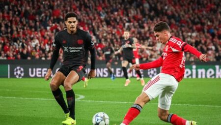 ليفركوزن يتخطى بنفيكا ويزيد وضعه سوءًا بدوري الأبطال