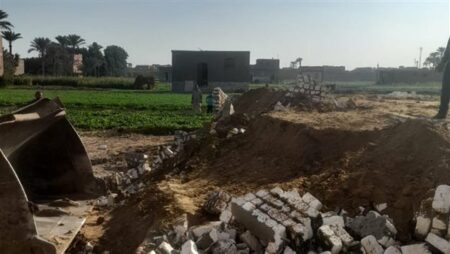 محافظ الجيزة: تنفيذ 25 حالة إزالة لمخالفات البناء والتعديات على الأراضي الزراعية بـ6 مناطق