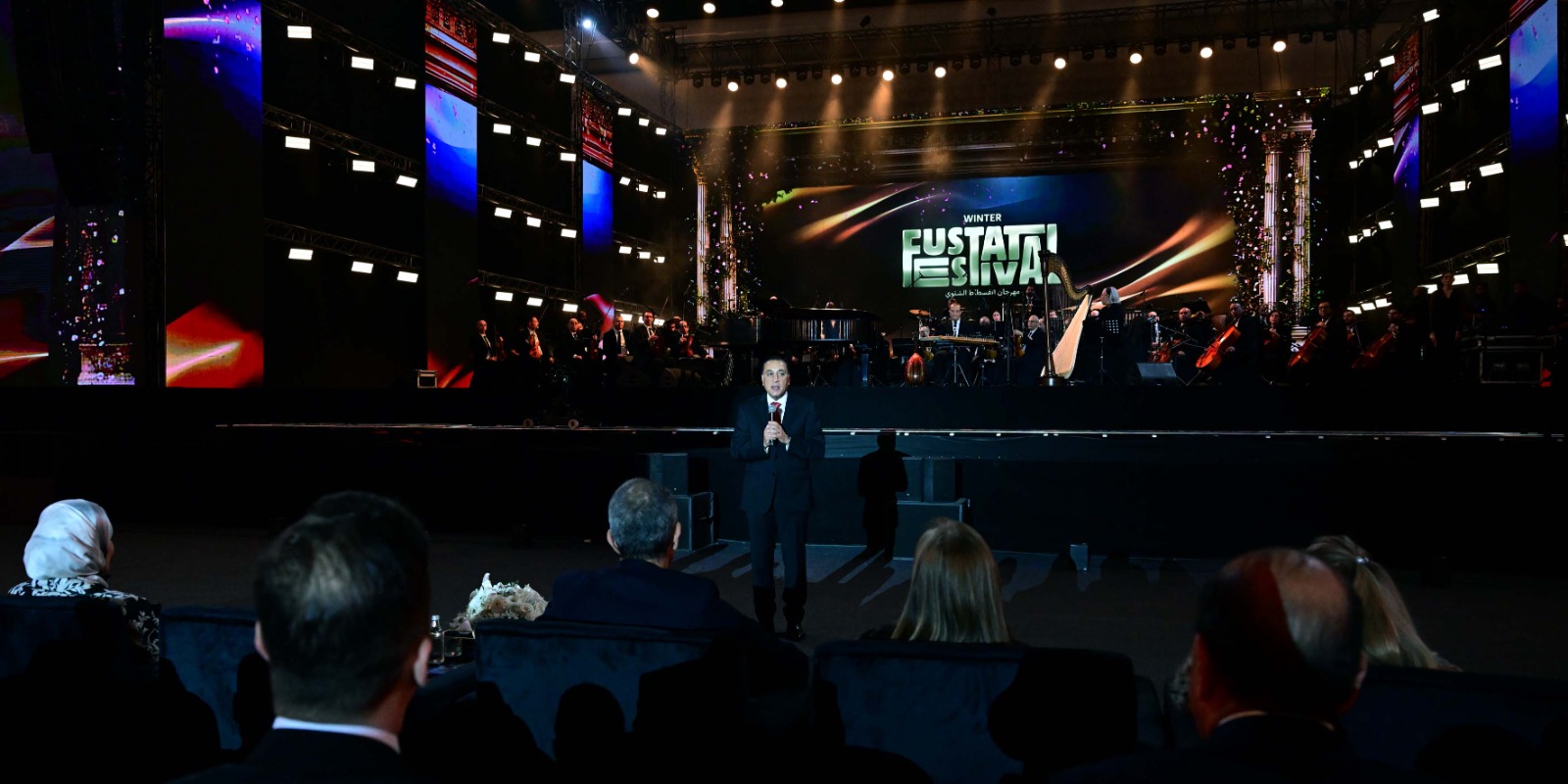 رئيس الوزراء يشهد تدشين مهرجان الفسطاط الشتوي بأمسية رائعة للموسيقار عمر خيرت.. صور