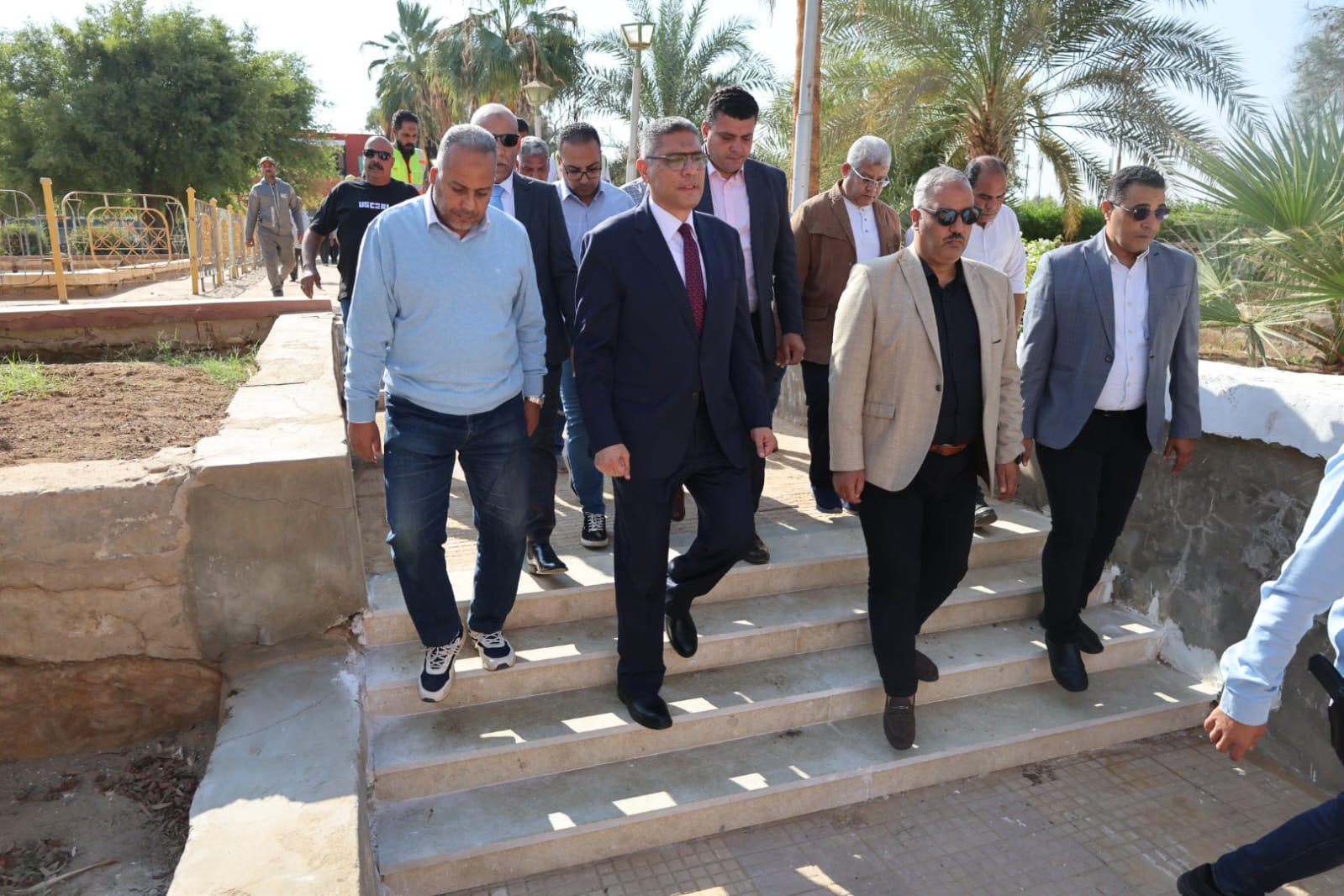 محافظ الجيزة يفتتح الملعب الخماسي وصالة ألعاب القوى بنادي المناجم