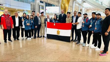 وزارة الشباب تستقبل بعثة رفع الأثقال المشاركة بدورة ألعاب التضامن الإسلامي بالرياض