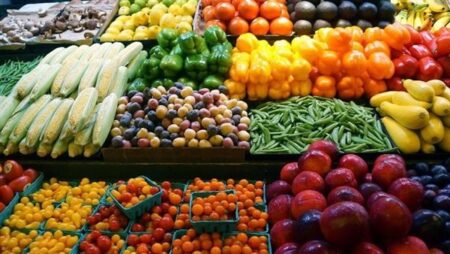 أسعار الخضراوات والفاكهة في أسواق الجملة وسوق العبور