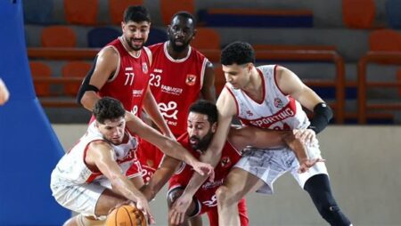 الأهلي يهزم سبورتنج في ذهاب نصف نهائي دوري مرتبط السلة