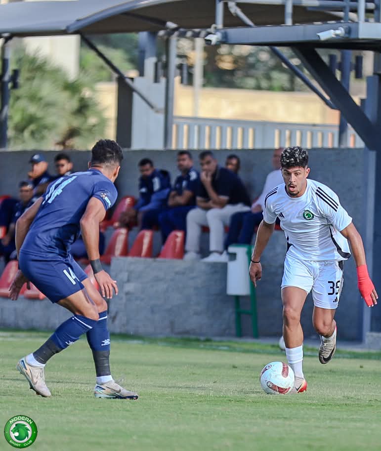 استعداداً للبنك الأهلي.. مودرن سبورت يتعادل وديًا مع إنبى بهدف لكل منهما
