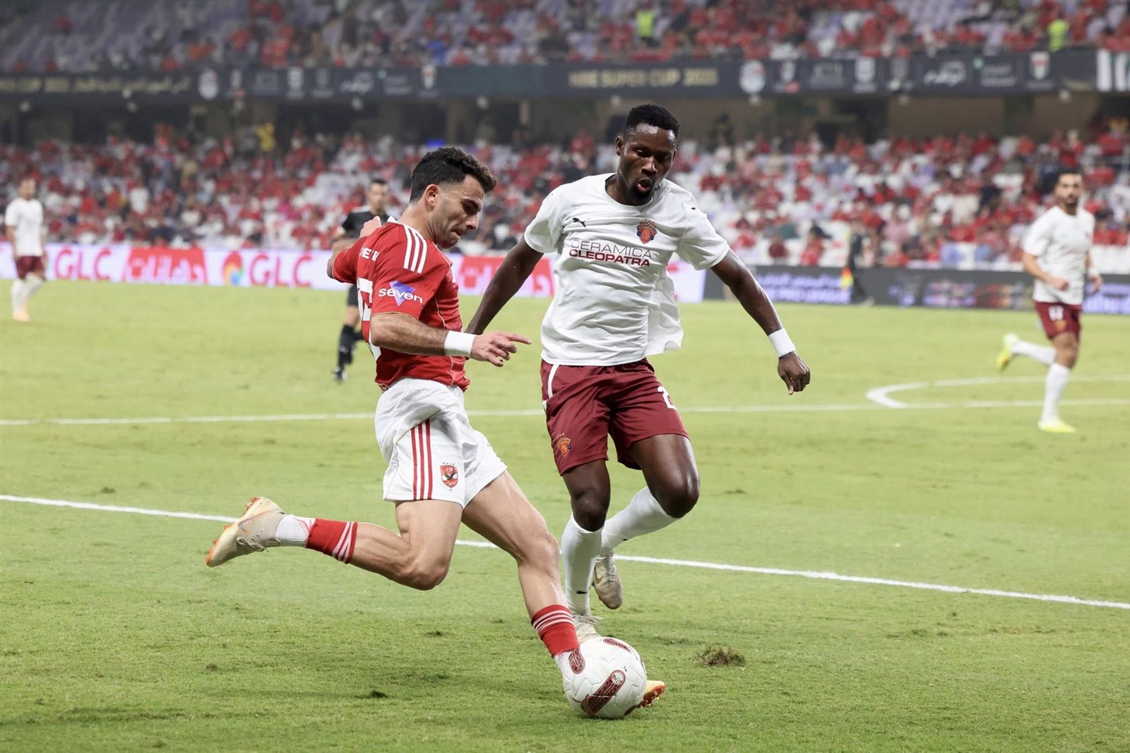 السوبر المصري.. التعادل بهدف يحسم الشوط الأول بين الأهلي وسيراميكا كليوباترا