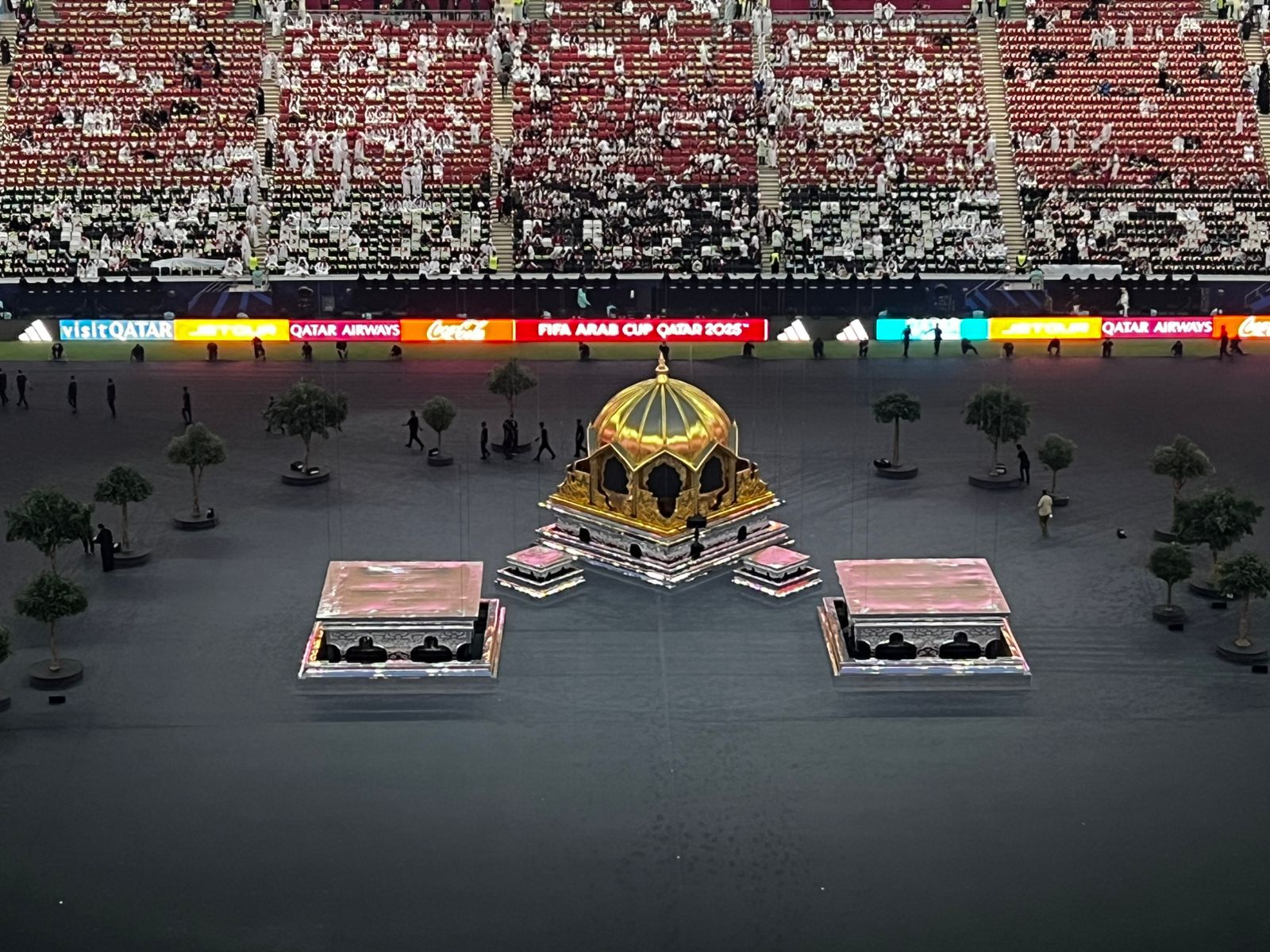 مصر24 نيوز ترصد بالصور استعدادات حفل افتتاح كأس العرب في قطر