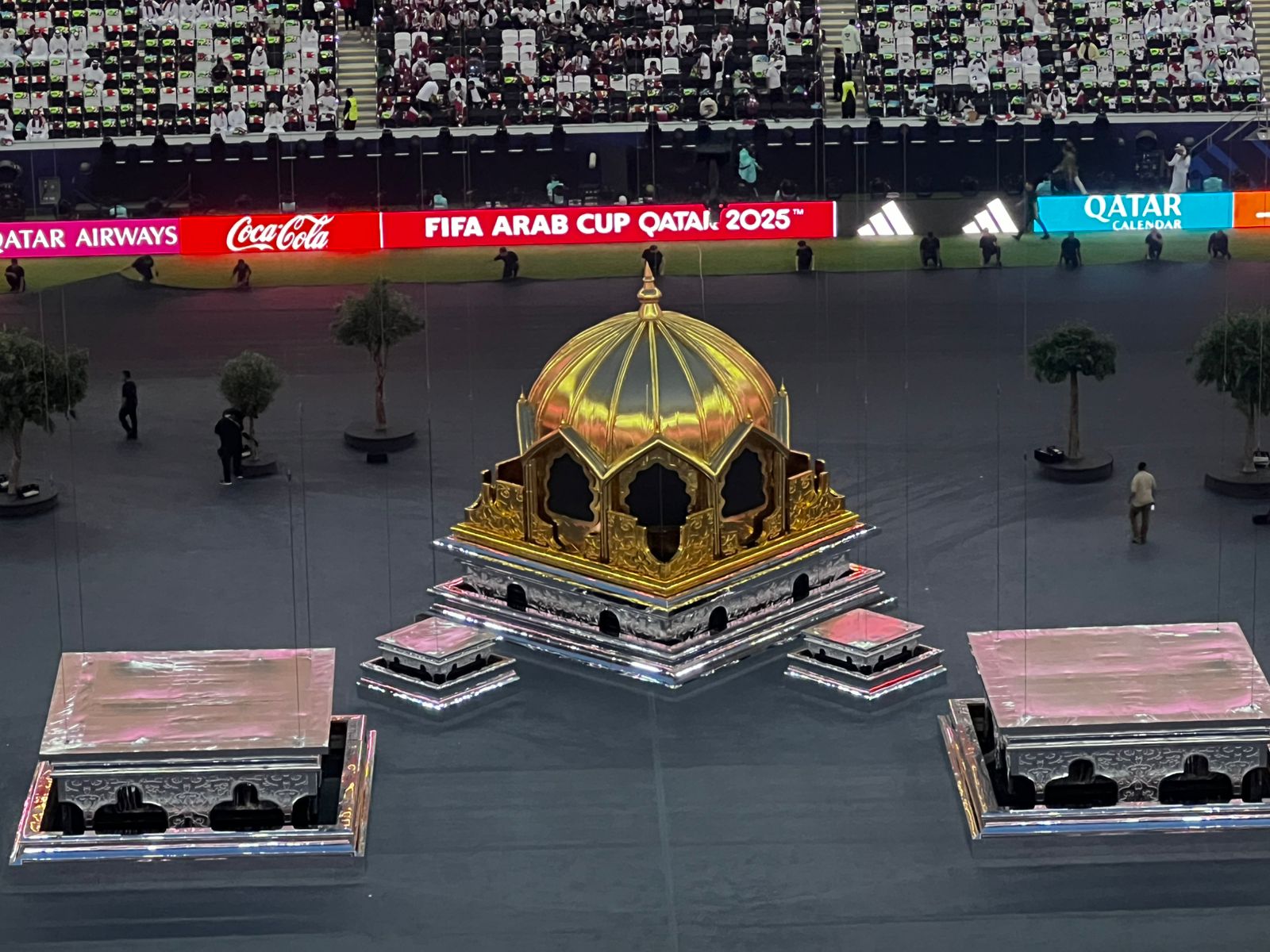 مصر24 نيوز ترصد بالصور استعدادات حفل افتتاح كأس العرب في قطر