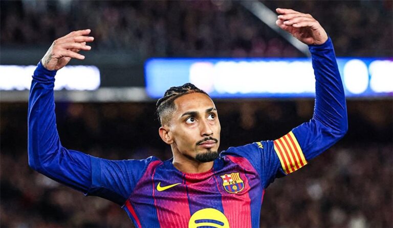 رافينها: فوزنا على أتلتيكو مدريد قد يحسم لقب الليجا.. وطالبت باستبدالي أنا وبيدري لهذا السبب رافينها: فوزنا على أتلتيكو مدريد قد يحسم لقب الليجا.. وطالبت باستبدالي أنا وبيدري لهذا السبب